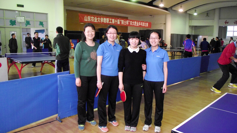 我院参加第十届“院士杯”乒乓球团体赛女子动员风采